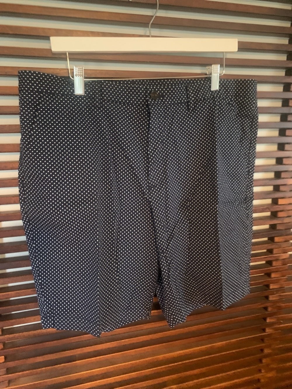 Michael Kors Navy Polka Dot Shorts